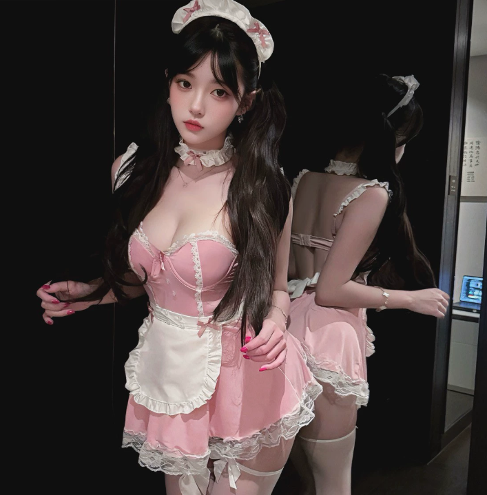 性感可爱女仆钢托聚拢火辣制服诱惑睡衣3.png