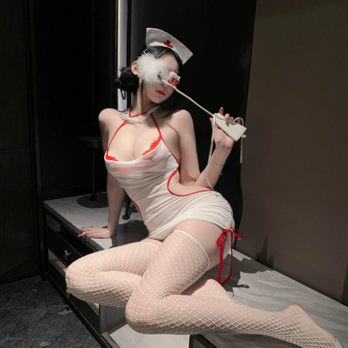 情趣内衣性感护士纯欲诱惑角色扮演包臀裙制服调整qqny镂空5.png