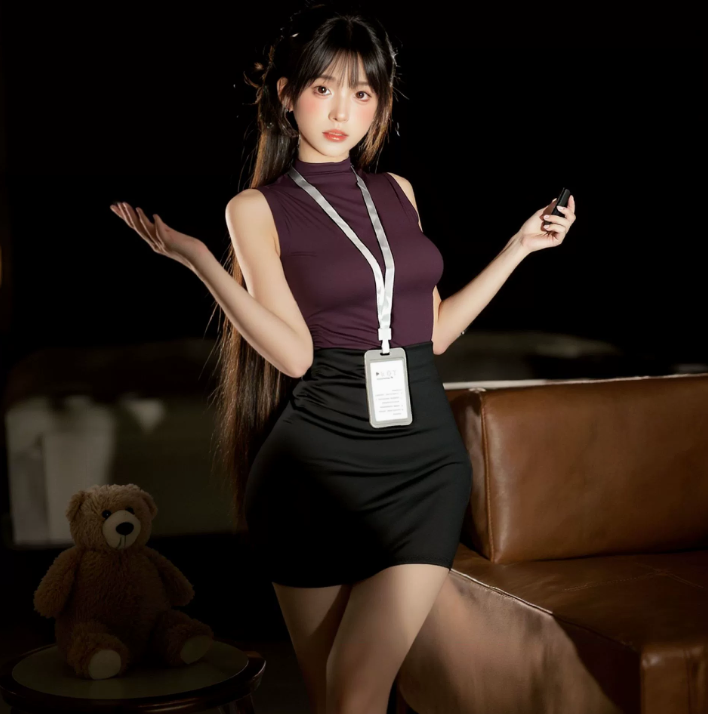 性感御姐风秘书制服套装ol纯欲修身包臀裙职业装3.png