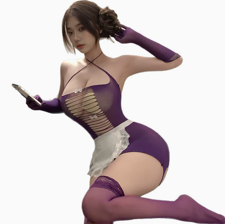 可撕娇俏网衣套装透视露胸调情制服诱惑情趣内衣露臀女仆5.png