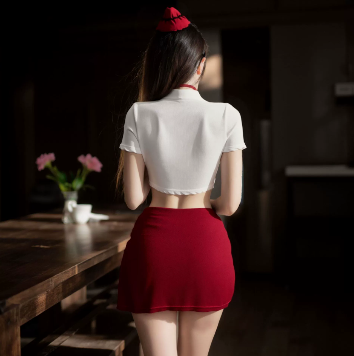 纯欲空姐制服性感深V免脱套装角色扮演诱惑5.png
