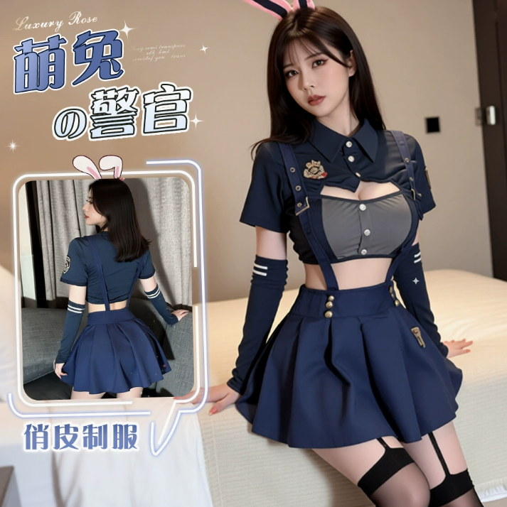 角色扮演朱迪兔子警官俏皮少女制服疯狂动物城套装4.png