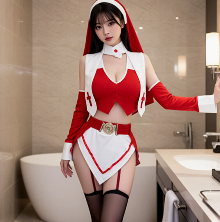 性感角色扮演镂空制服家居免脱开衩诱惑套装修女情趣内衣5.png