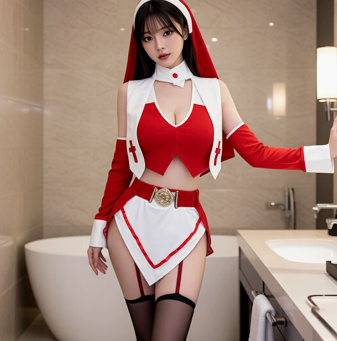 性感角色扮演镂空制服家居免脱开衩诱惑套装修女4.png